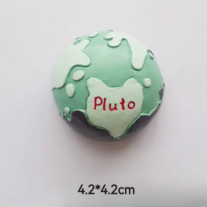 Play N Learn Ceramic Solar System Magnet | Planet Astronaut Asteroid Assorted Designs