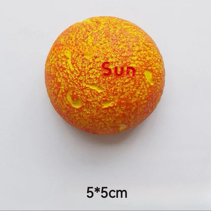 Play N Learn Ceramic Solar System Magnet | Planet Astronaut Asteroid Assorted Designs