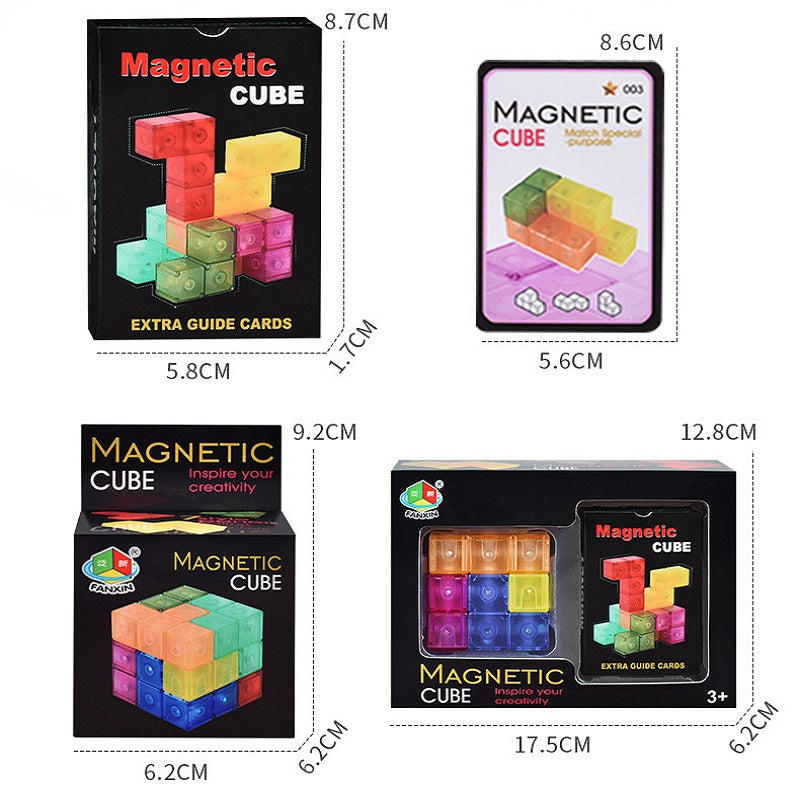 Play N Learn Magnetic 3D Tangram Cube