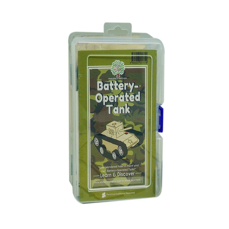 STEM Discover and Assemble Battery Operated Military Tank