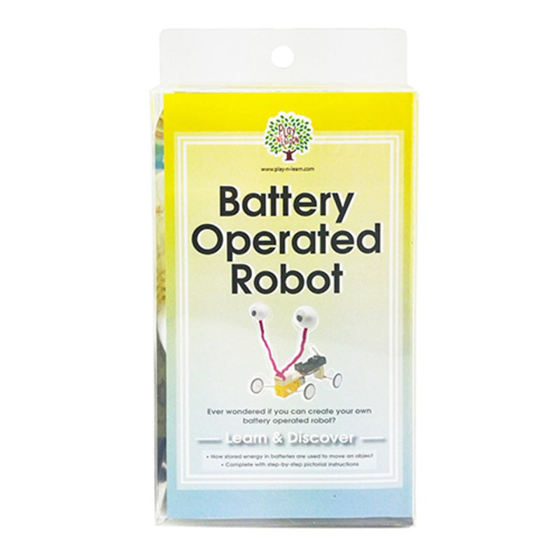 STEM Learn & Discover Play N Learn Battery Operated Self Assembly Robot For Kids Learning Resource
