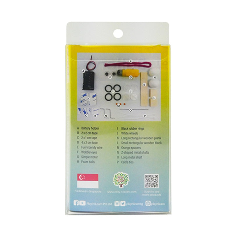 STEM Learn & Discover Play N Learn Battery Operated Self Assembly Robot For Kids Learning Resource