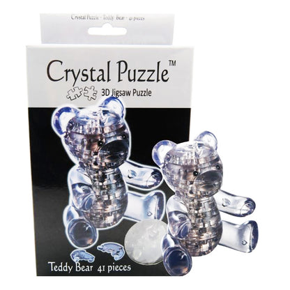 Play N Learn 3D Crystal Black Bear | Jigsaw Puzzle Building & Spatial Skills