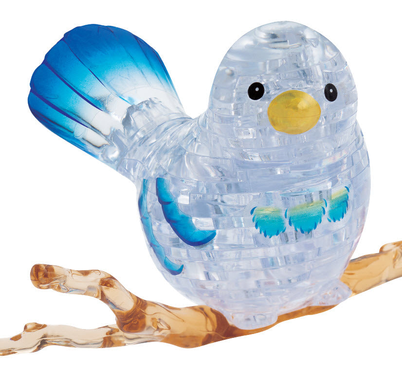 Jigsaw Play and Learn 3D Crystal Puzzle Clear Bird