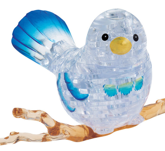 Jigsaw Play and Learn 3D Crystal Puzzle Clear Bird