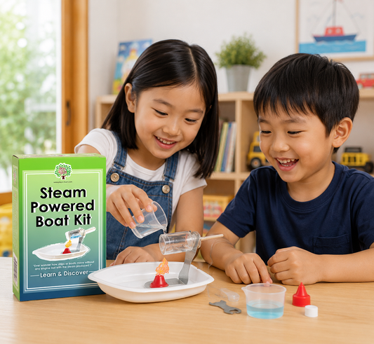 Play N Learn Steam Powered Boat Kit | STEM Heat Energy Science Experiment