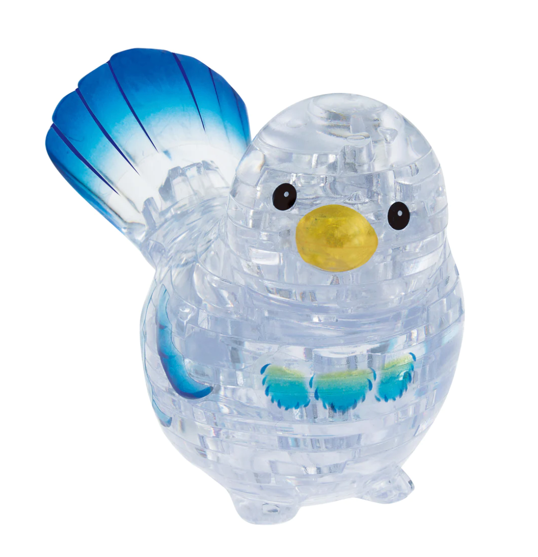 Jigsaw Play and Learn 3D Crystal Puzzle Clear Bird