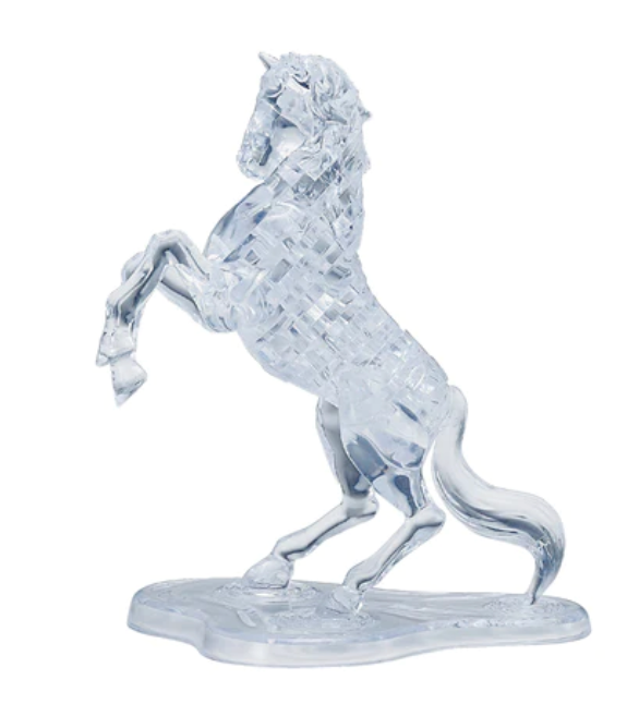 Jigsaw Puzzle 3D Crystal Flying Horse Clear/ Purple