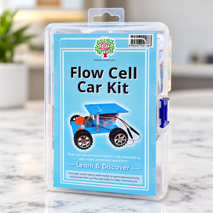 Play N Learn Flow Cell Car Kit | Salt Water Powered STEM Science Kit