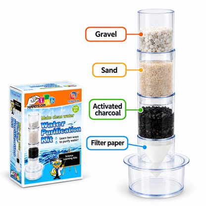 Play N Learn Water Purification Kit | Filtration STEM Science Experiment for Kids