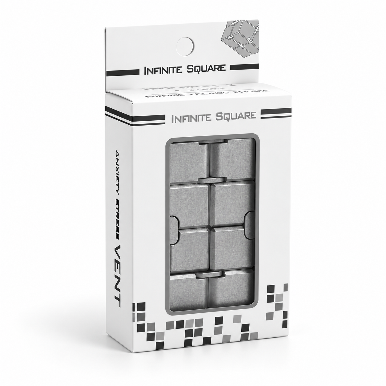 Play N Learn Infinity Metal Cube – Magnetic Fidget & Stress Relief Toy