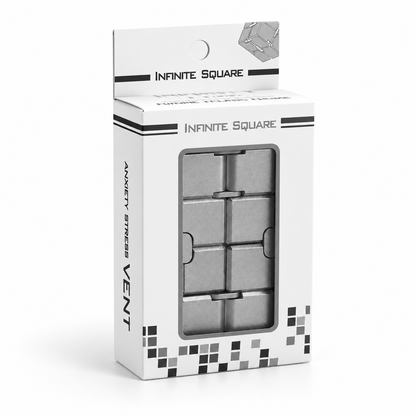 Play N Learn Infinity Metal Cube – Magnetic Fidget & Stress Relief Toy