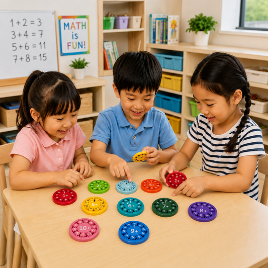 Play N Learn Fidget Spinner Addition & Subtraction Game | Math Toy for Kids