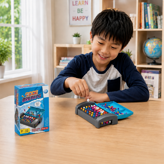 Play N Learn 707 Code Breaking Board Game | Family Strategy Game