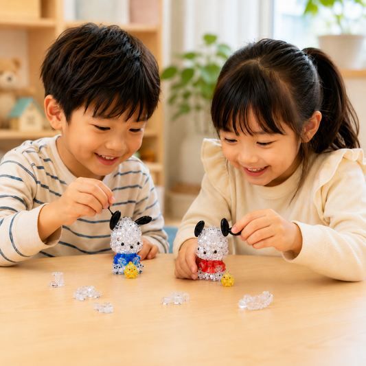 Play N Learn Sanrio Pochacco Dog 3D Crystal Puzzle | Character Collectible & Spatial Learning