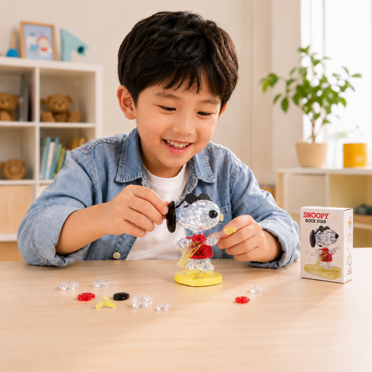 Play N Learn Snoopy Joe Cool 3D Crystal Puzzle | Jigsaw Educational Toy