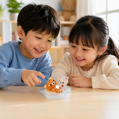 Play N Learn 3D Crystal Puzzle Rilakkuma & Korilakkuma | Spatial Skills & Logical Thinking