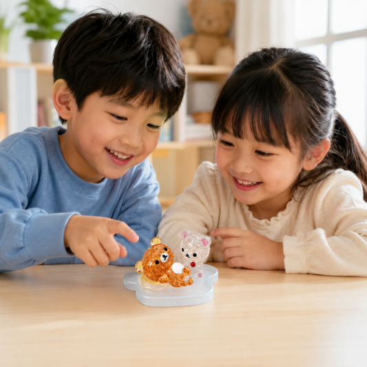 Play N Learn 3D Crystal Puzzle Rilakkuma & Korilakkuma | Spatial Skills & Logical Thinking