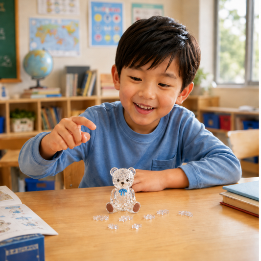Play N Learn 3D Crystal Jewel Bear Henry | Jigsaw Puzzle Building & Spatial Skills