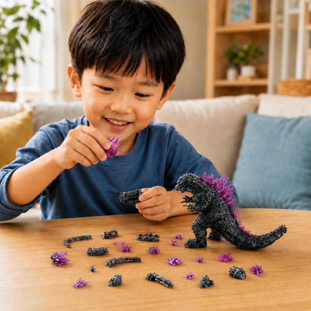Play N Learn 3D Crystal Puzzle Godzilla | STEM Jigsaw Brain Teaser