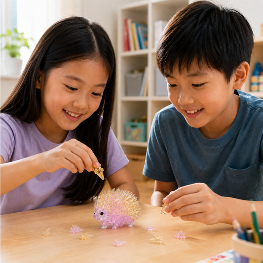 Play N Learn 3D Crystal Puzzle Hoglet | STEM Jigsaw Brain Teaser