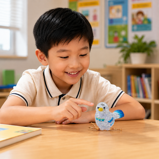 Play N Learn 3D Crystal Clear Bird | Jigsaw Puzzle Building & Spatial Skills