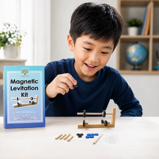 Play N Learn Magnetic Levitation Kit | STEM Magnetism Experiment for Kids