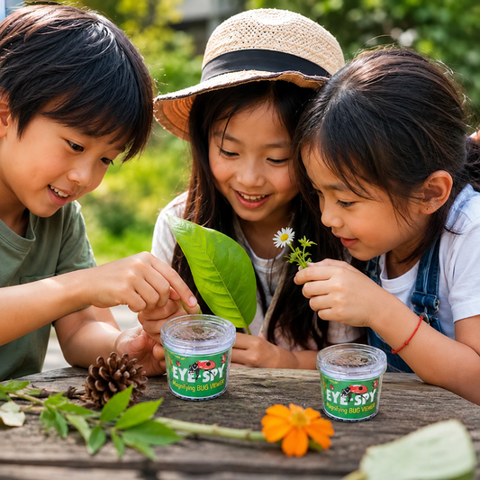 Play N Learn Magnifying Bug Jar Viewer | Nature Exploration Toy & Party Gift