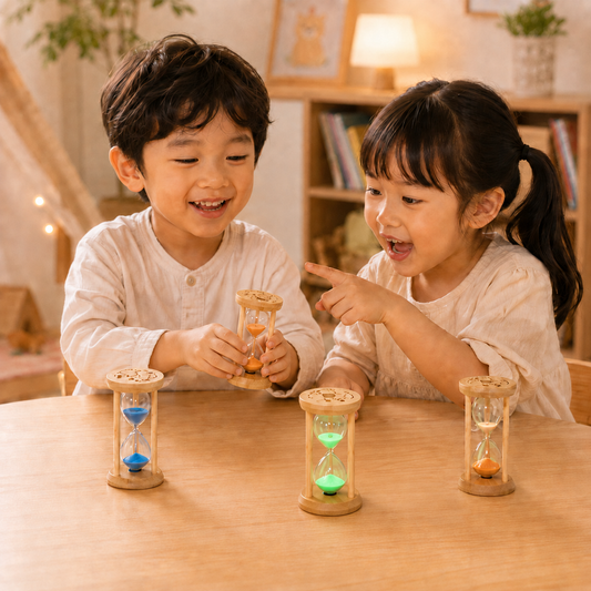 Play N Learn Glow in the Dark Hourglass | Ambient Night Light Gift, Random Colour
