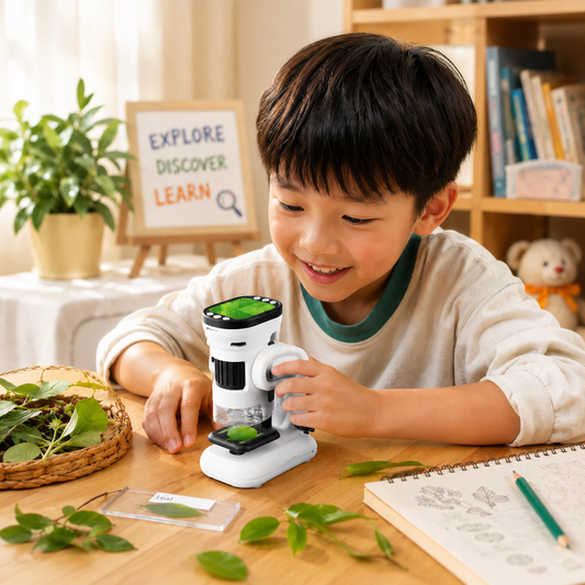Play N Learn Digital Microscope | STEM Science Tool for Kids & School Use