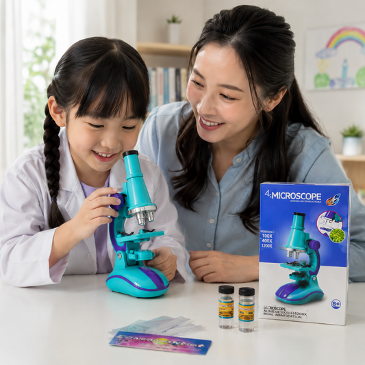 Play N Learn Educational Toy Microscope for Children | First Microscope Science Set