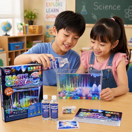 Play N Learn Big Bang Science Magic Crystal Kit | STEAM Crystal Growing Experiment