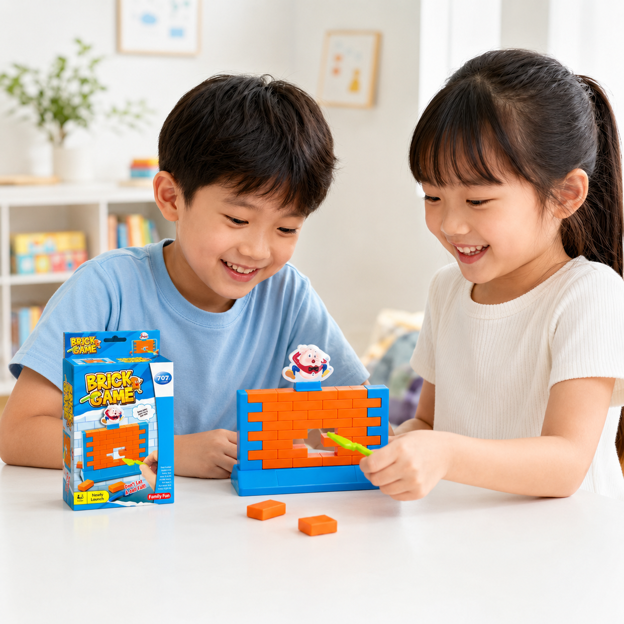 Play N Learn 707 Brick Party Game | Humpty Dumpty Wall Balancing Game