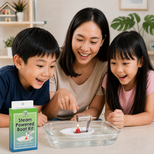 Play N Learn Steam Powered Boat Kit | STEM Heat Energy Science Experiment