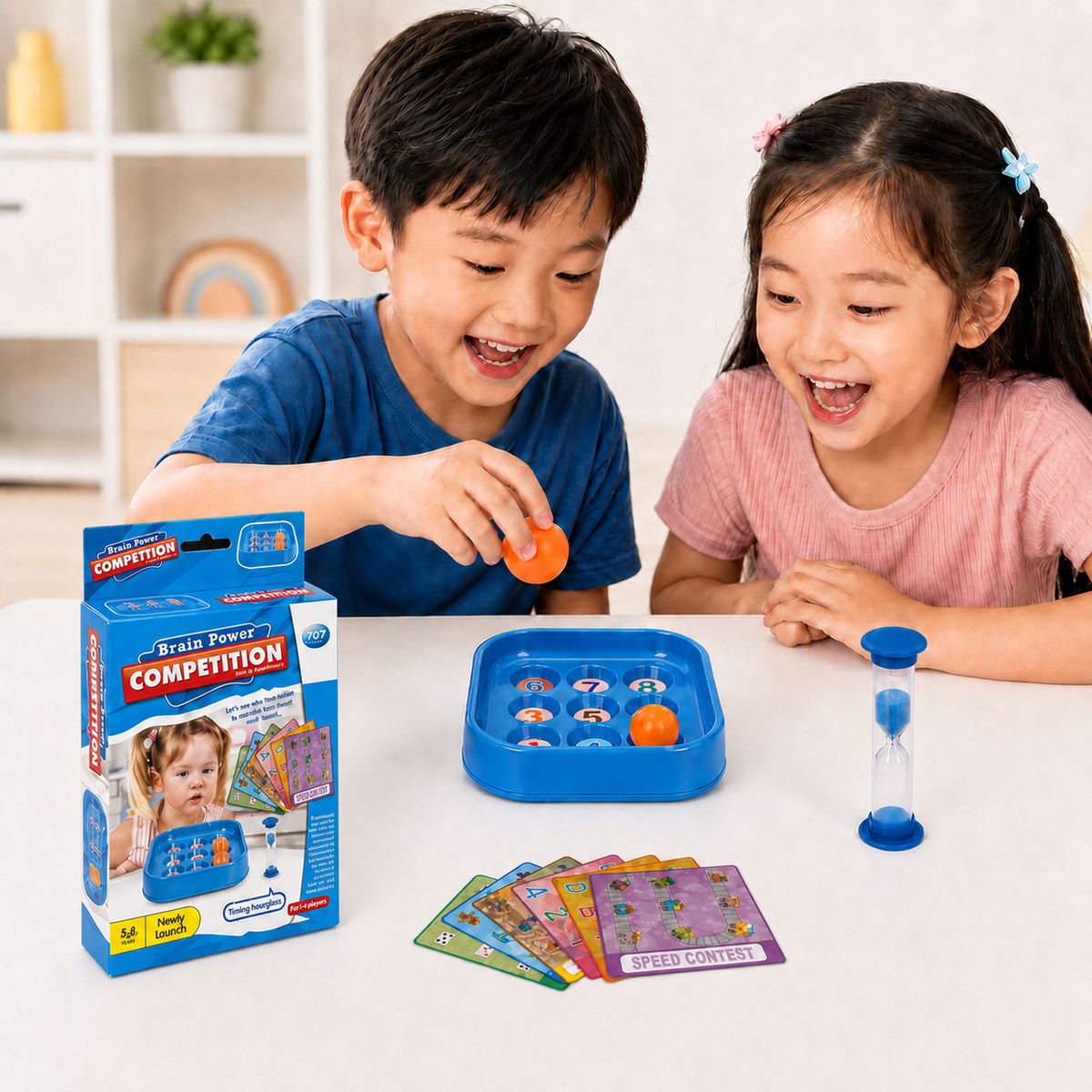 Play N Learn 707 Ball Blowing Game | Competitive Breath-Control Party Game