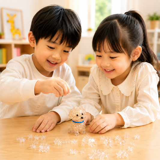 Play N Learn Apricot Toy Poodle 3D Crystal Puzzle | Jigsaw Educational Toy