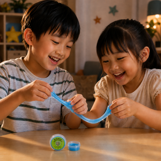 Play N Learn Magical Clay Glow In The Dark Putty Blue | Imaginative Party Gift