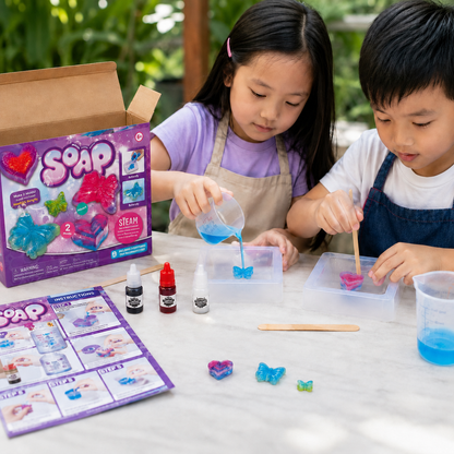 Play N Learn Science Explore Soap Making Kit for Kids | Fun STEAM Chemistry Experiment