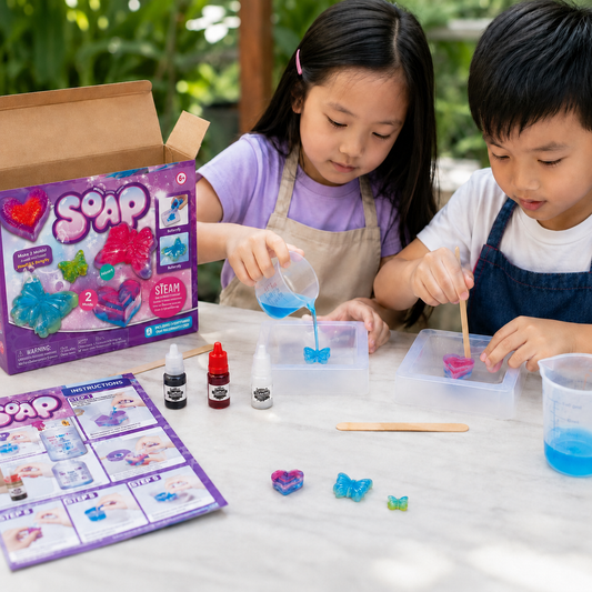 Play N Learn Science Explore Soap Making Kit for Kids | Fun STEAM Chemistry Experiment