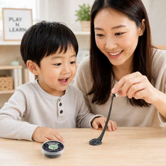 Play N Learn Magical Clay Magnetic Putty Silver | Imaginative Party Gift
