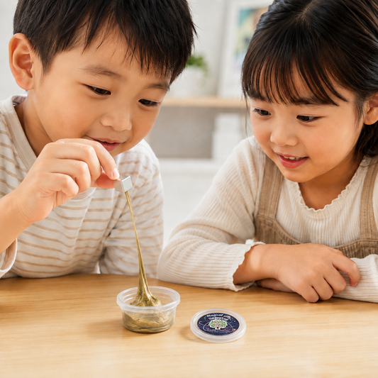 Play N Learn Magical Magnetic Clay | Gold Sensory Putty with Neodymium Magnet