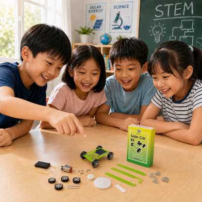 Play N Learn Solar Car Kit | STEM Renewable Energy Experiment