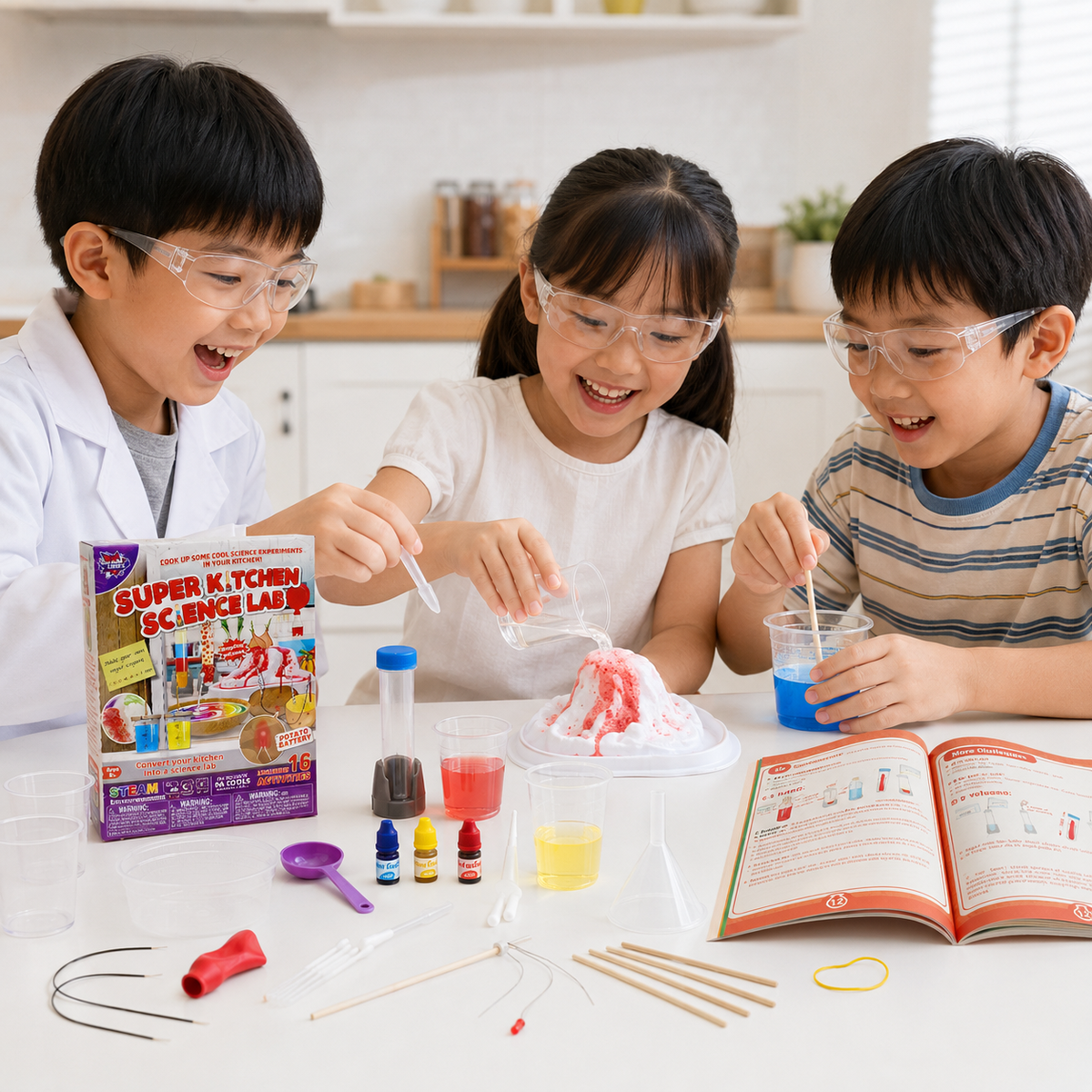 Play N Learn Big Bang Science in the Kitchen Experiments Kit | 10 STEM Activities