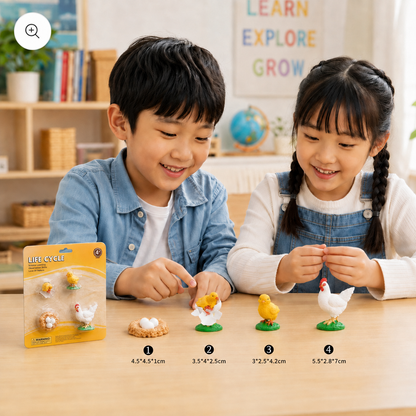 Play N Learn Life Cycle of Chicken Models | Science Teaching Resource
