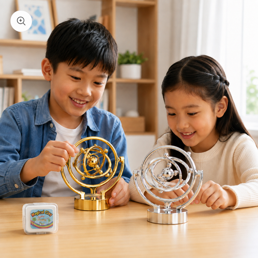 Play N Learn Kinetic Globe Motion Toy | Desk Decor & Stress Relief