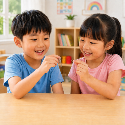 Play N Learn Magic Spring Puzzle 2pcs | Classic Ring Release Trick Party Gift