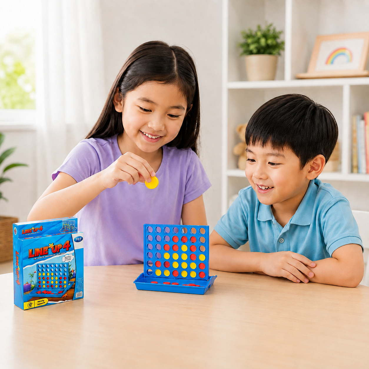Play N Learn 707 Line Up 4 | Strategic Family Game