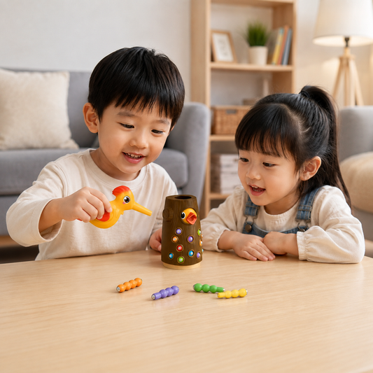 Play N Learn Doctor Woodpecker Catching Bugs Game | Fine Motor & Colour Recognition