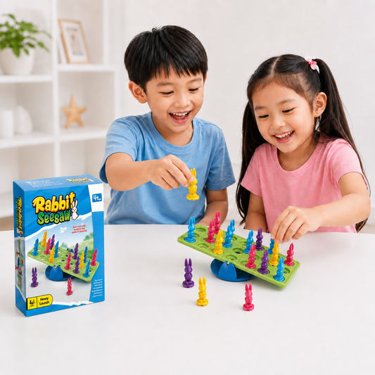 Play N Learn Rabbit SeeSaw Balancing Game | Problem-Solving Math Skills Board Game