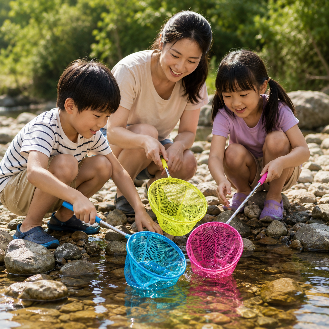 Play N Learn Bug Butterfly Net Insect Catcher with Extendable Handle | Outdoor Nature Explorer (Random Colour)